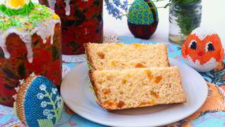 Творожный кулич