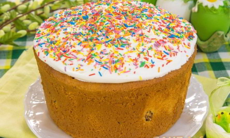 Рецепт ванильный кулич на сливках