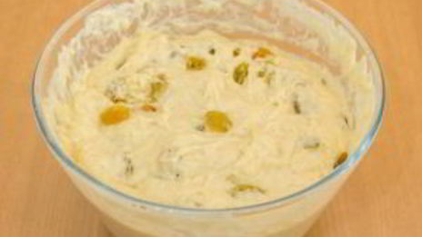 ванильный кулич на сливках