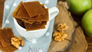 Пастила из яблок без сахара