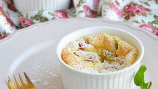 Пудинг с ревенем