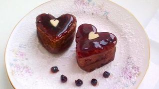 Шоколадный пудинг с жидкой начинкой