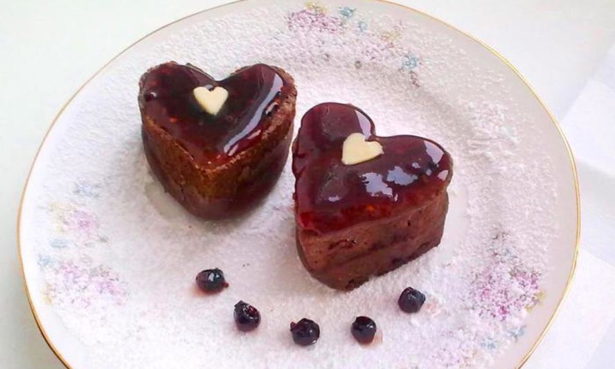 Рецепт шоколадный пудинг с жидкой начинкой