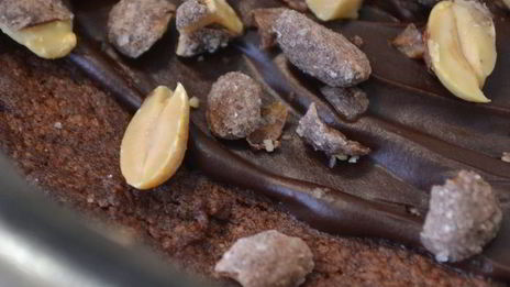 шоколадный шортбред с орехами