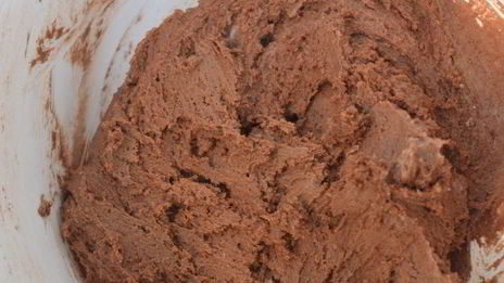 шоколадный шортбред с орехами