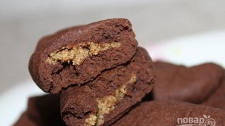 Шоколадные пальчики с орехами