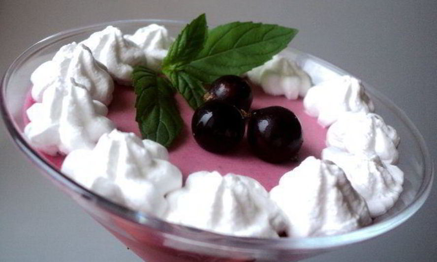 Рецепт черносмородиновое суфле