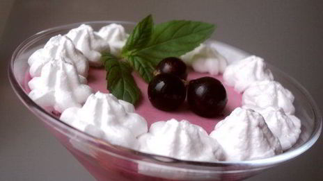 черносмородиновое суфле