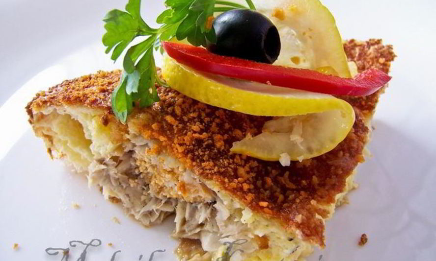 Рецепт камбала под сырным суфле по-французски