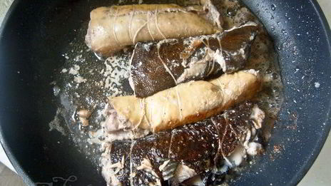 камбала под сырным суфле по-французски