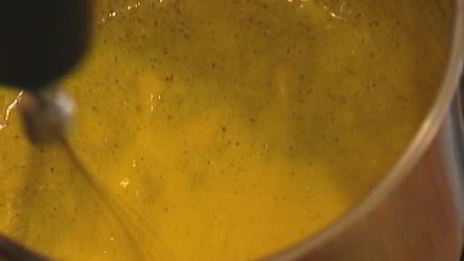 молочно-лимонное суфле