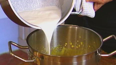 молочно-лимонное суфле