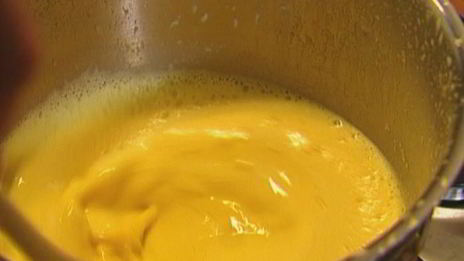 молочно-лимонное суфле