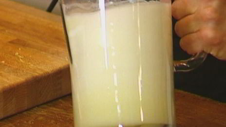 молочно-лимонное суфле