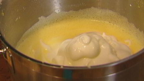 молочно-лимонное суфле