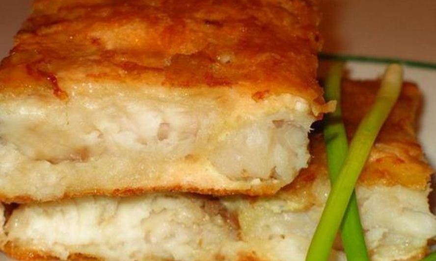 Рецепт нежная рыба под сырном суфле