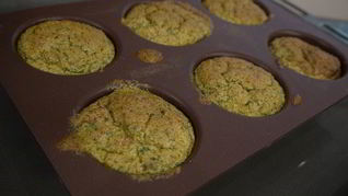 Овощное суфле с беконом