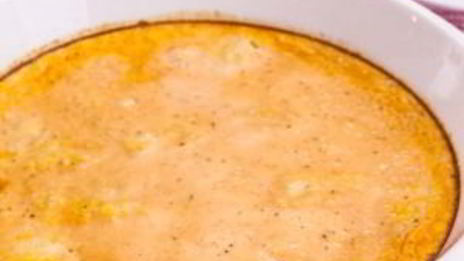 рыба в нежном суфле