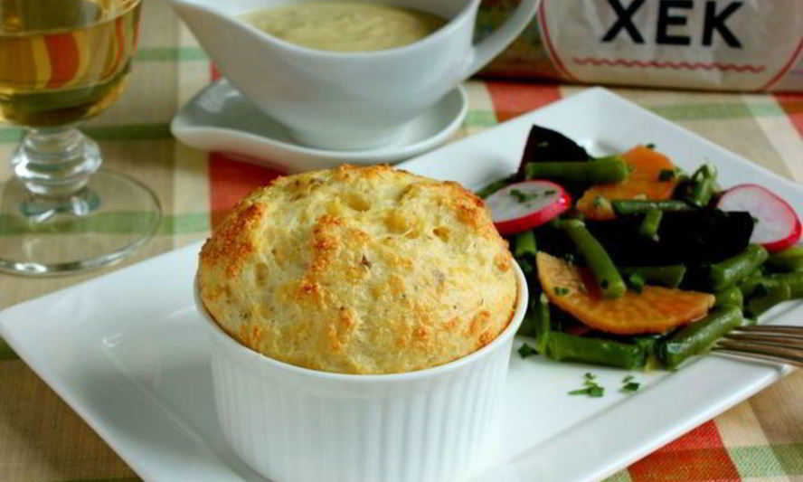 Рецепт рыбное суфле с горчичным соусом