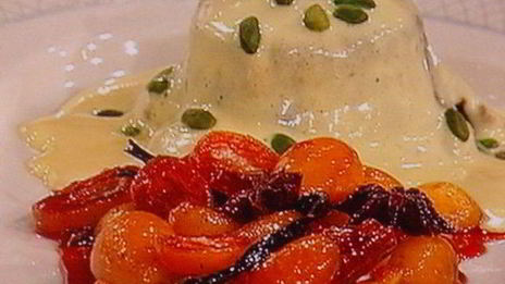 шоколадное суфле под кофейным сабайоном с пряным кумкватом