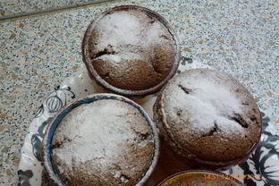 Шоколадное суфле с апельсиновым сиропом