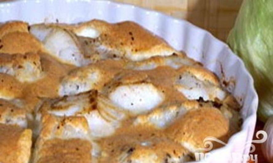 Рецепт судак в сырном суфле