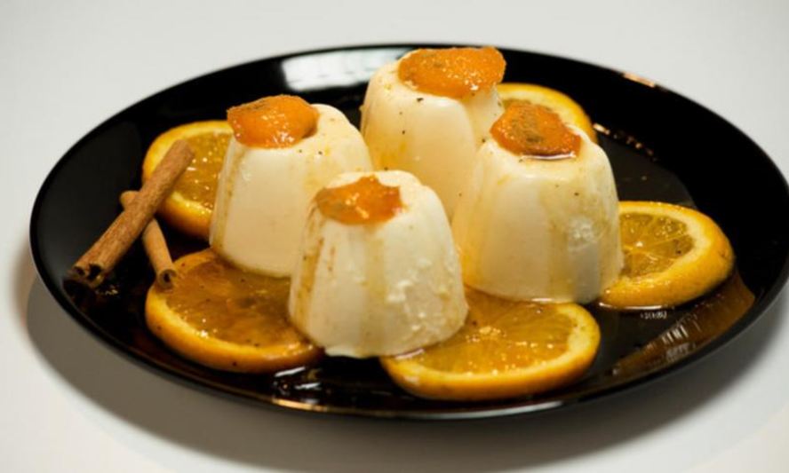 Рецепт суфле из и огурта с жареными пряными апельсинами