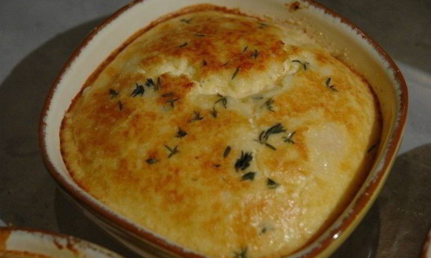 Рецепт суфле из козьего сыра и тимьяна