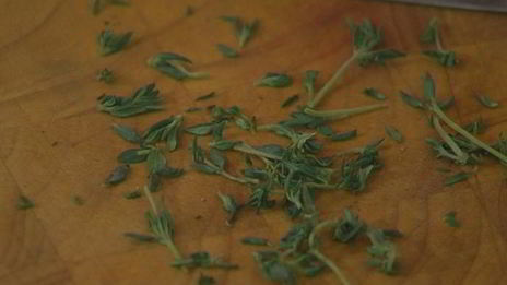 суфле из козьего сыра и тимьяна