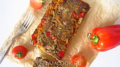 суфле из куриной печени с овощами