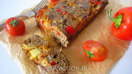 суфле из куриной печени с овощами