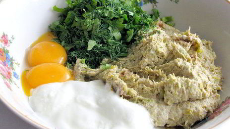 суфле из лука-порея