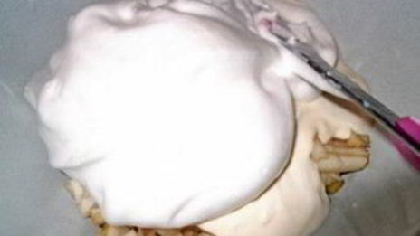 суфле из яблок и творога