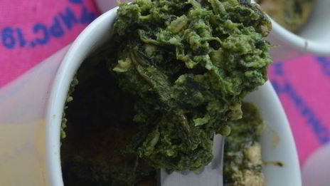 суфле со шпинатом и пармезаном