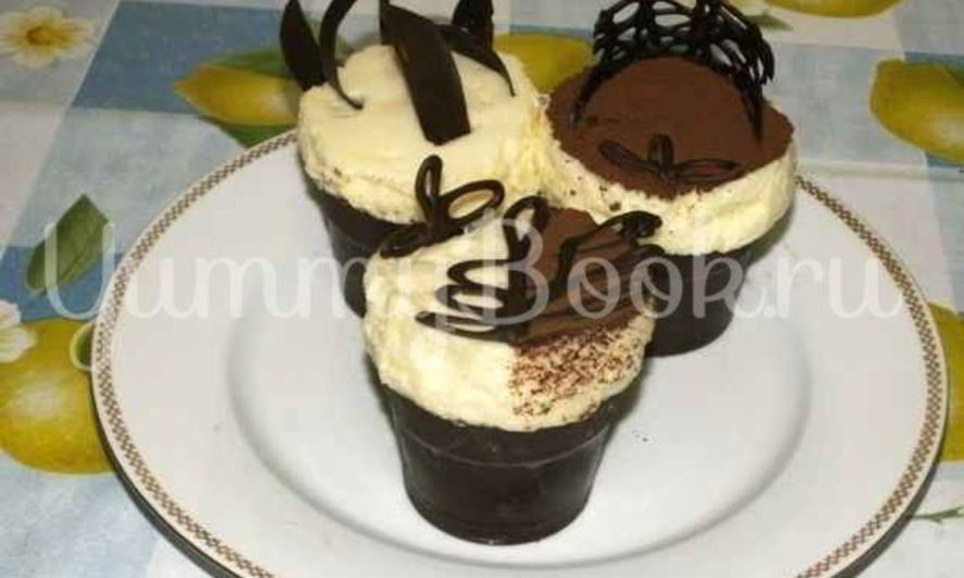 Рецепт суфле в шоколадных стаканчиках