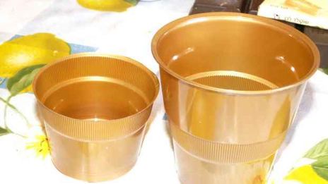 суфле в шоколадных стаканчиках