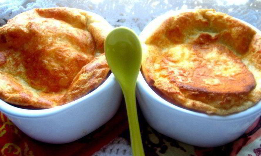 Рецепт сырное суфле с горчицей