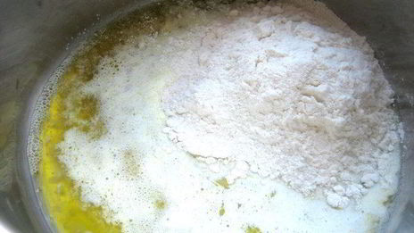 сырное суфле с горчицей