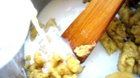 сырное суфле с горчицей