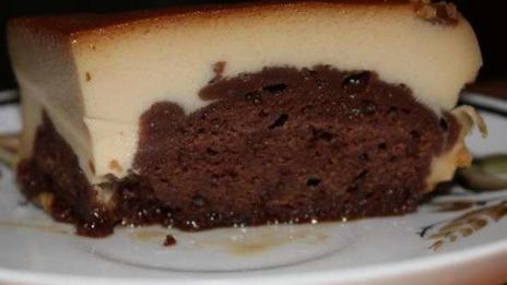 торт-суфле карамельно-молочный