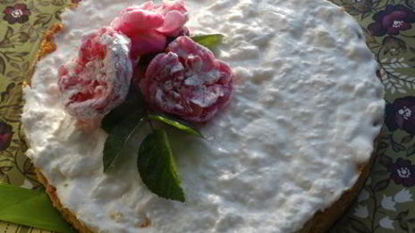 торт-суфле цветочное облако