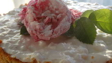 торт-суфле цветочное облако