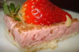 Тортик-light с клубничным суфле