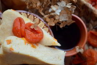 Творожное суфле с курагой