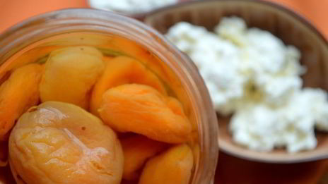 творожное суфле с курагой