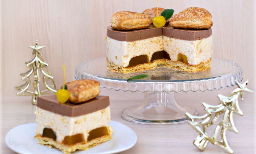 Рецепт яблочно-шоколадный торт-суфле