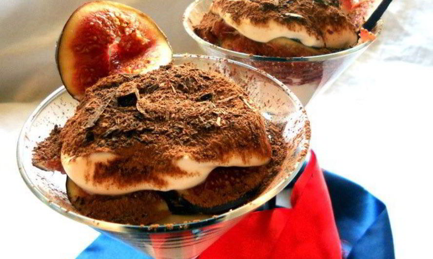 Рецепт тирамису с инжиром