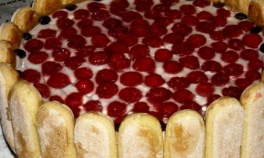 Рецепт тирамису с малиной