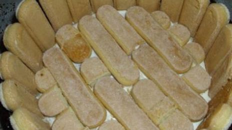 тирамису с малиной