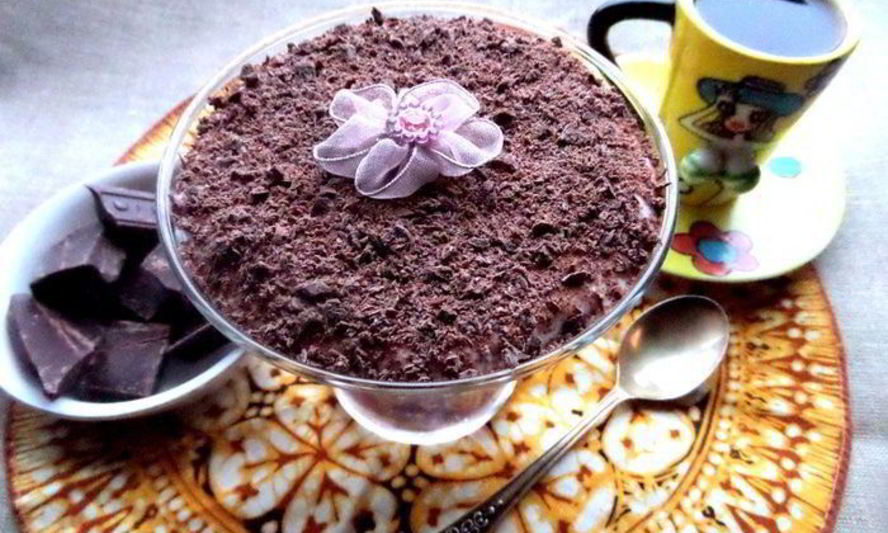 Рецепт тирамису с шоколадной крошкой